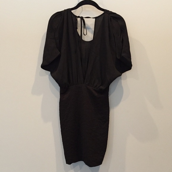 NWT Foreign Exchange Black Cocktail Dress - Picture 4 of 9